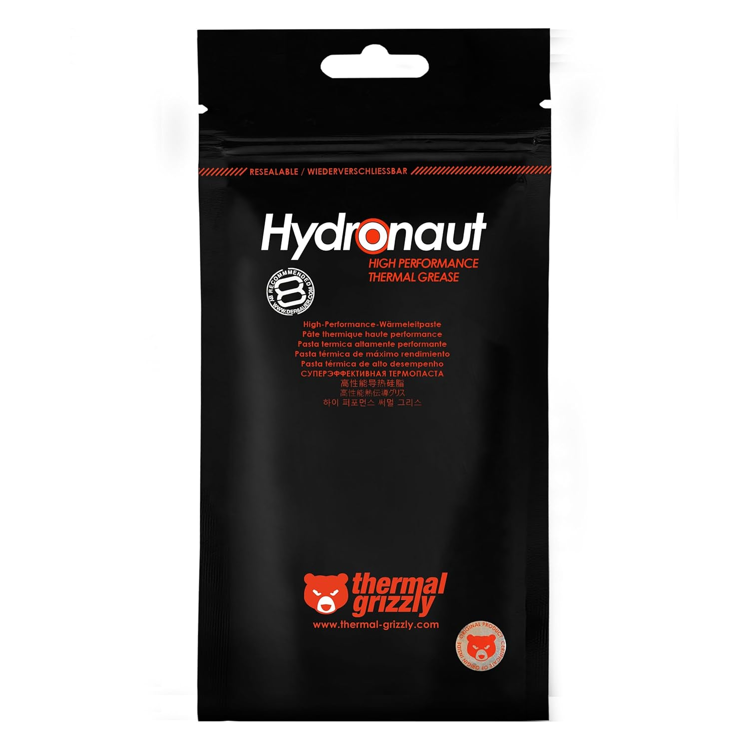 Thermal Grizzly Hydronaut (1g) Excellent Price-Performance Thermal Paste Thermal Grizzly Hydronaut (1g) Excellent Price-Performance Thermal Paste